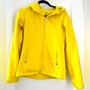 Uniqlo yellow rain jacket